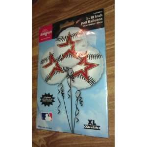  Anagram Houston Astros Foil Balloons 3 Pk. Toys & Games