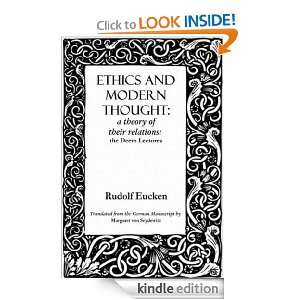 ETHICS AND MODERN THOUGHT Rudolf Eucken  Kindle Store