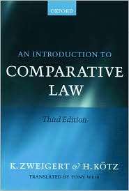 An Introduction to Comparative Law The Framework, (0198268599 