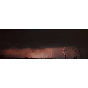  Forked Lightning under Dramatic Cloud Striking over a 