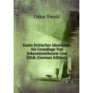   Und Ethik (German Edition) (9785875794704) Oskar Ewald Books