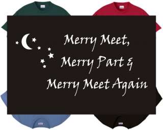Shirt/Tank   Merry Meet Again   wiccan part blessings  