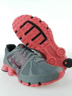 NIKE SHOX AGENT+ NEW Womens Spark Pink Grey iPod Ready Running Shoes 
