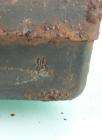 WW2 GERMAN METAL BOX WaA, COMBAT PAINTED, ORIGINAL  