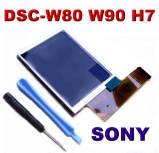 LCD Screen Display SONY Cyber shot DSC W80 W80 W90 H7  