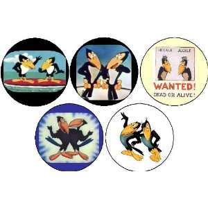  Set of 5 Heckle and Jeckle 1.25 MAGNETS 