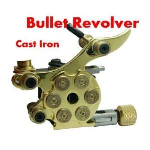   Revolver Cast Iron Tattoo Machine GUN KIT LINER 