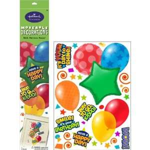  Lets Party By Hallmark Balloons Removable Wall Decorations 