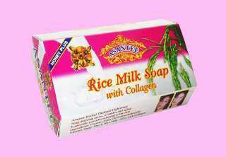 Anti Aging COLLAGEN AHA Rice Milk Soap Acne Wrinkles 8858741900576 