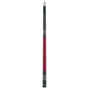 Viper 19 Ounce Sinister Cue with Burgundy and White Transfer (Black)