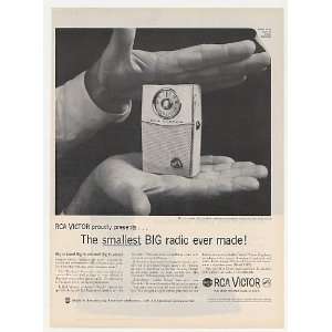  1960 RCA Victor Pockette Personal Radio Print Ad
