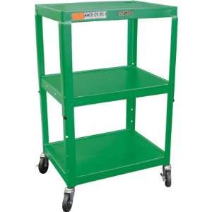  Wilson Metal Utility Cart   Height Adjustable, Green 