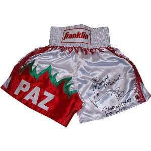 Vinny Pazienza Autographed Boxing Trunks  Sports 