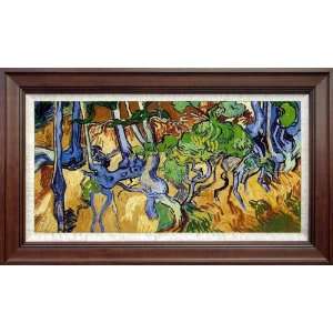 Hand Painted Oil Painting Vincent Van Gogh Tree Roots Trunks  