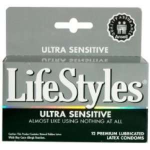  Lifestyles Ultra sensitive 4/3pks (12 total) Health 
