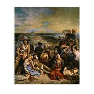  The Massacre of Chios, Greek Families Waiting for Death or 