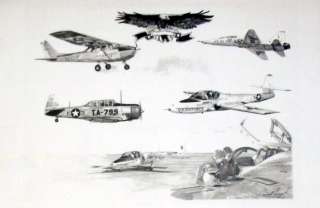 Aviation Art Business for Sale Signed Tuskegee Airmen  