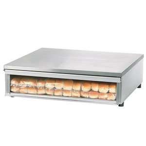   Steel Bun Box with Clear Door Holds 64 Hot Dog Buns