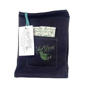  Organic Cotton Reusable Lunch Bag   Map Design