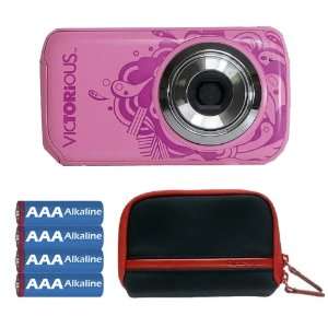  Victorious 2.1MP Digital Camera in Pink with Camera Case 