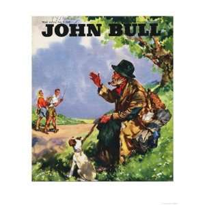 John Bull, Tramps Countryside Magazine, UK, 1946 Premium Poster Print 
