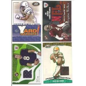 Card Lot of NFL Game/Event Used Jersey Cards . . . Featuring 2003 
