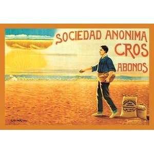   printed on 20 x 30 stock. Sociedad Anonima Cros Abonos