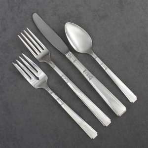   Rogers, Silverplate 4 PC Setting, Viande/Grille Size, Modern Blade