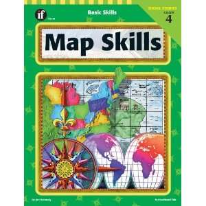    Map Skills, Grade 4 (Basic Skills) [Paperback] Jan Kennedy Books