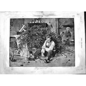 1892 ThereS A Nice Ado Fallen Christmas Tree Luben Art 