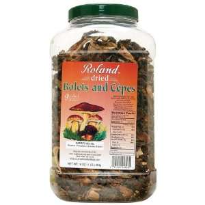 Roland Dried Sliced Cepes Bolets, 16 Ounce Package  