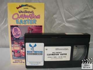 Claymation Easter VHS Will Vinton 012232744836  