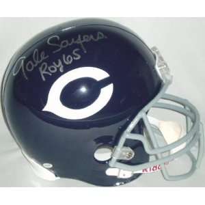  Gale Sayers Chicago Bears Throwback Autographed Riddell 