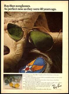 1980 vintage ad for Ray Ban Sun glasses  673  