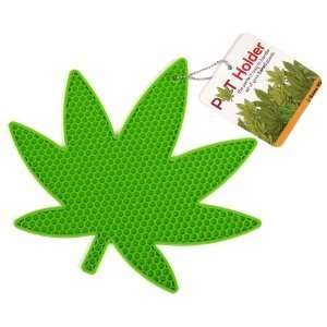 Gama Go Green Silicone Pot Leaf Pot Holder Trivet  