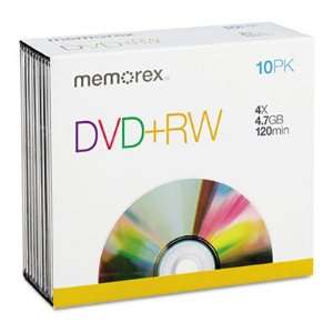  Memorex DVD+RW Rewritable Disc MEM05541 Electronics
