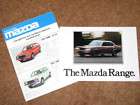 MAZDA RANGE BROCHURES 1975 & 1977 inc 929, 616, RX5