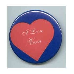  I Love Vern Pin/ Button/ Pinback/ Badge 