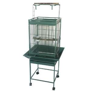  Brand New Parrot Bird Wrought Iron Cage Cages w/ Parrot 