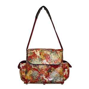  Fleurville MotherShip Diaper Bag In Blossom Redcrane Baby