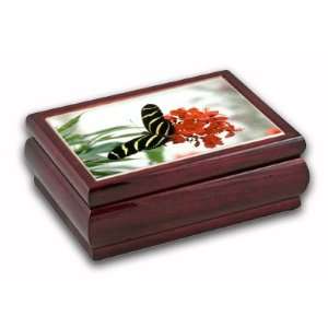 Exquisite Black and Yellow Butterfly Music Jewelry Box, Pick Your Own 