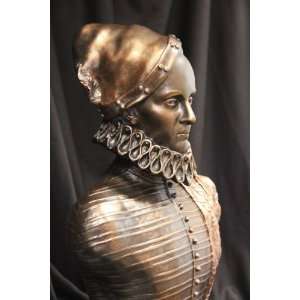  Shakespeare Bust Statue NEW Bronze Edward De Vere 