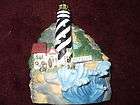 HERITAGE MINT LIGHTHOUSE NAUTICAL RESIN WATERFOUNTAIN NICE TAKES 4 