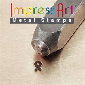  Breast Cancer Ribbon Design Stamp for Metal 4mm