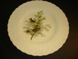 Alfred Meakin England luncheon plate #43 Cedar bird  