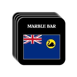     MARBLE BAR Set of 4 Mini Mousepad Coasters 