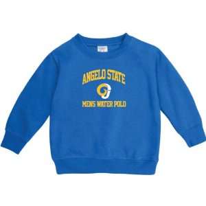  Angelo State Rams Royal Blue Toddler Mens Water Polo Arch 
