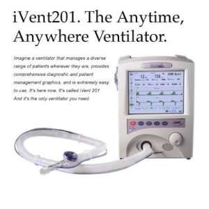  VERSAMED iVent 201/EMS Ventilator 