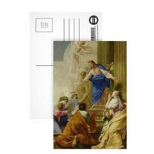  Venite as me Omnes (oil on canvas) by Eustache Le Sueur 