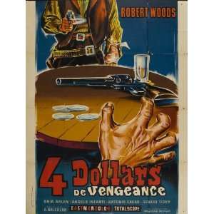  Four Dollars for Vengeance   Movie Poster   27 x 40 Inch 
